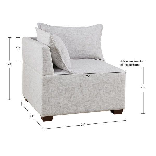 Sectional discount corner chair